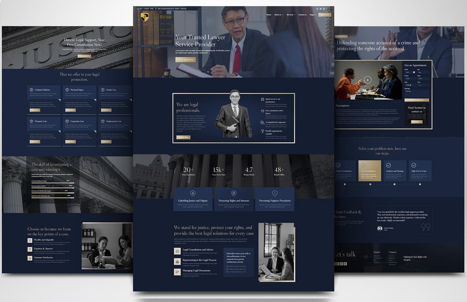 Law, Justice & Tax Website Layout #10