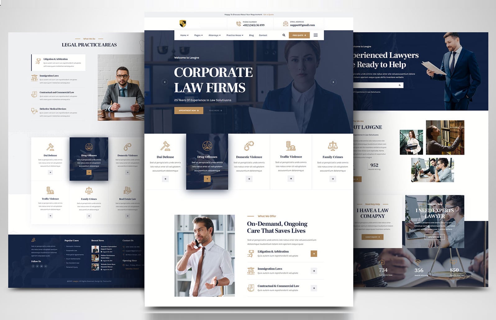 Law, Justice & Tax Website Layout #5