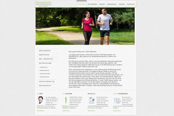 Website of the Denervatio practice