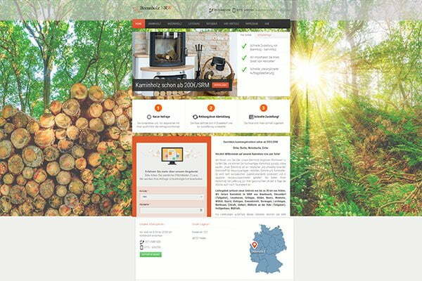 Website for Firewood Trading Ganna Onipchenko