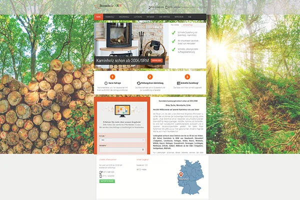 Website for Firewood Trading Ganna Onipchenko