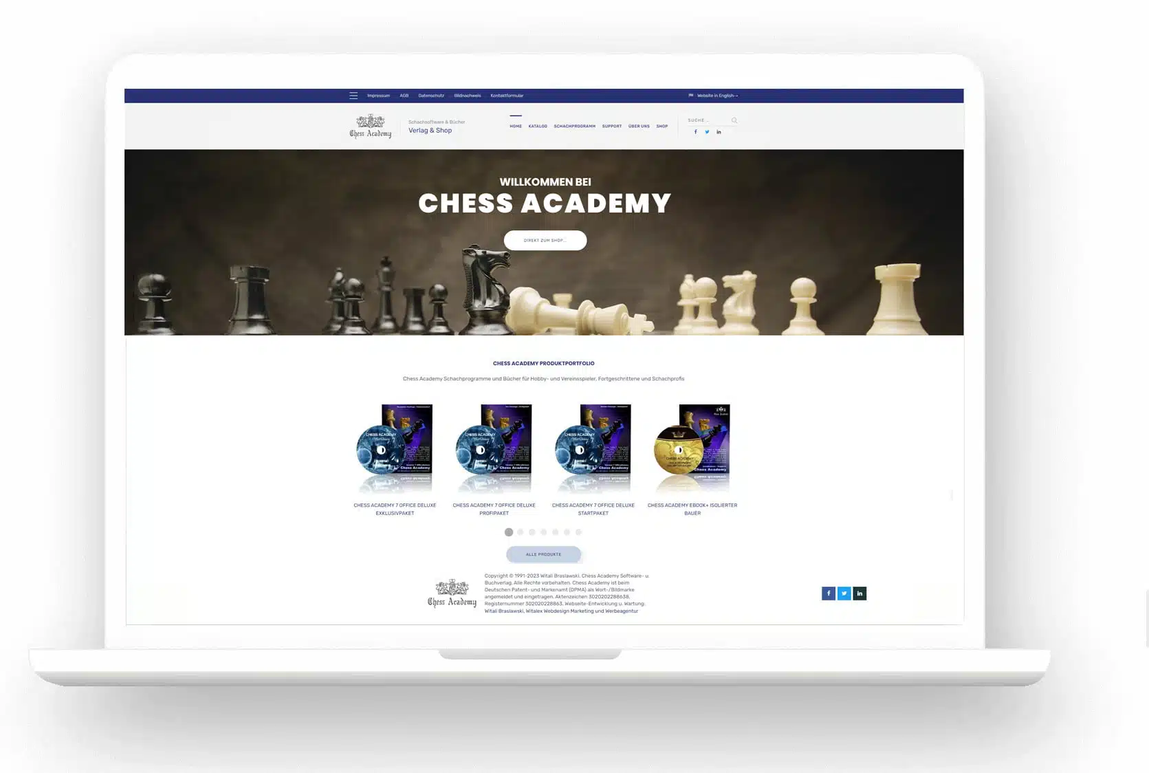 Laptop Chessacademy Screenshot